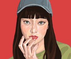 おしゃれ風味な似顔絵描きます 誰でもおしゃれな雰囲気に？♡繊細な線で描く似顔絵