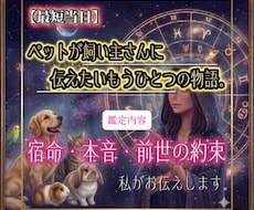 ホロスコープでペットの宿命/本音・前世の約束みます イメージ1