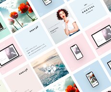 instagramの投稿用画像を作成します イメージ1