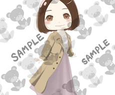 プニっと可愛い三等身のキャラクター 描きます イメージ1