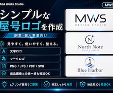 副業・個人事業向けのシンプルな屋号ロゴを作成します イメージ1