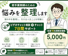 若手薬剤師をビデオチャット＋7日間で支えます イメージ1