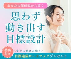 あなたの価値観にあった目標設計と習慣化を教えます オリジナルツールで価値観を整理し目標設計と習慣化サポート