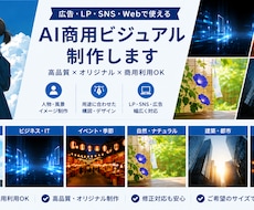広告・LP向けAI商用画像を制作します 広告・LP・SNSで使いやすい構図・余白まで設計