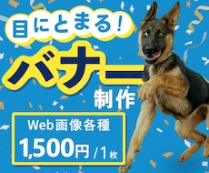 バナーなどのWeb画像を制作します イメージ1