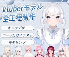 Live2Dモデルを制作します キャラデザからモデリングまで可愛く作ります！