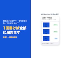 SNSの投稿をまとめて予約投稿できるようにします 同じ文を何個ものSNSに手で貼り付け。1回書くだけにします