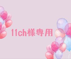 こちらはお客様専用出品になります ◇◆『11ch様』専用になります◇◆