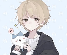 可愛い女の子、男の子のイラストお描きします イメージ1
