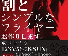 音楽活動向けのフライヤーのデザイン承ります イメージ1