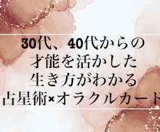 チャット鑑定30分★才能、仕事、人間関係占います イメージ1