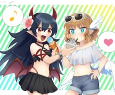 商用利用ＯＫ！アニメ系イラストを描きます イメージ1
