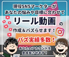バズらせのプロがリール動画作成します イメージ1