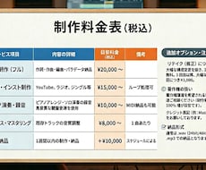 YouTubeや配信で利用できるBGMを作成します イメージ1