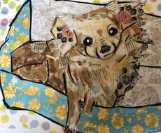 マスキングテープでペットのイラストアートをします イメージ1