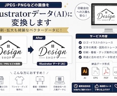 Illustratorデータ（AI）に変換します イメージ1