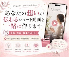 あなたの想いが伝わるショート動画を一緒に作ります イメージ1