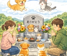 ペットのお墓参り代行します 心を込めて丁寧にお参りし、写真でご報告します