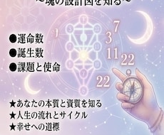 カバラ数秘術を使って鑑定します イメージ1