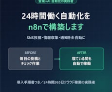 n8nでSNSや通知を自動化する仕組みを作ります イメージ1