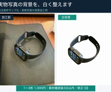 商品写真を白背景・透明PNGに加工します イメージ1