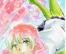 アニメやゲームのキャラクターイラストを描きます イメージ1