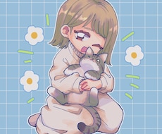 キラかわSNSアイコン(人物1人)描きます イメージ1