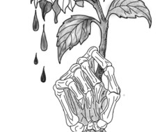 儚く美しいタトゥー描きます