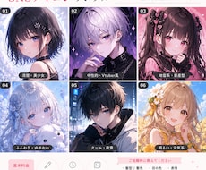 アニメ風アイコンイラストをAIで制作します イメージ1