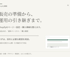 販売と運用まで考えたShopifyを構築します イメージ1