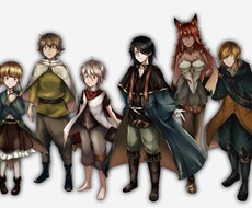 デザインから！キャラクターの立ち絵イラスト描きます イメージ1