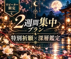 2週間集中でご縁を深く読み解き特別祈願を行います イメージ1