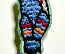 刺繍でオリジナルのブローチ、ピアス製作致します イメージ1