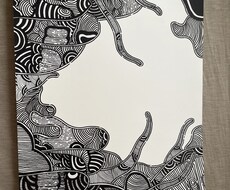 動きがあって迫力のあるアートを描きます イメージ1
