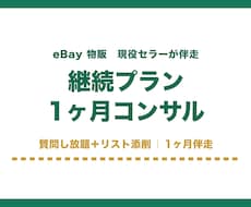 継続プラン 1ヶ月間みっちりコンサルいたします コンサルの継続プランとなります。