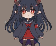 可愛いから格好良いミニキャライラストお描きします イメージ1