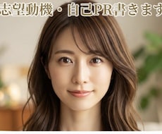 志望動機やPRなど作成します イメージ1
