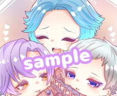 デフォルメキャラメインでイラスト制作しております イメージ1