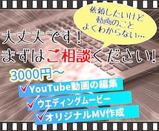 3000円～の低価格！様々な動画編集承ります 初回修正も無料！動画制作にお困りの方、まずはご相談ください！