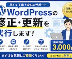 WordPressの修正・更新を代行します イメージ1