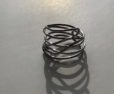 ワイヤーを使ったリングをお作りします あなたからのあの人へ贈るリング
