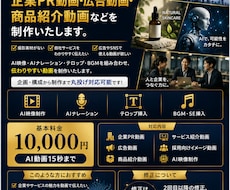 AI動画で企業の魅力を伝えます イメージ1