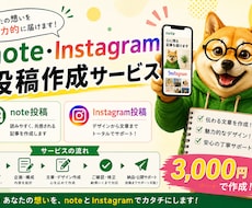 note記事を読みやすく心に響く文章で作成します イメージ1
