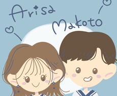 ゆるかわでシンプルな似顔絵描きます イメージ1