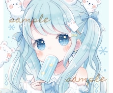 修正何度でも◎ゆるふわ可愛いイラストをお届けします X、YouTube、インスタなど色々な用途で使用可能です◎