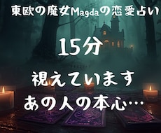 15分お試し/お相手の気持ちと未来を霊視します イメージ1