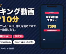 AIでランキング動画を10分で作るキットを送ります イメージ1