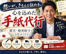 匿名・秘密厳守で手紙の印刷／代筆＆郵送代行します 【最短当日発送】ご近所トラブル・各種通報など対応いたします