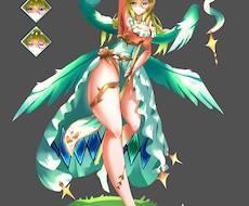 キャラクターの立ち絵を作成します イメージ1