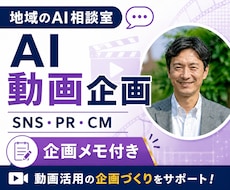AI動画をSNS・PR・CMにどう使うか提案します イメージ1